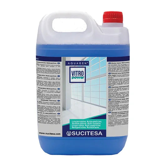 Garrafão de Detergente Limpa Vidros e Superfícies Alcalino 5 Litros da marca AQUAGEN VITRO POWER
