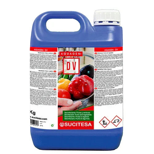 Garrafão de Desinfetante de Frutas e Vegetais Profissional 5 Litros
