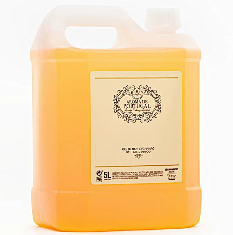 Gel de Banho e Champô 2em1 AROMA DE PORTUGAL em garrafão de 5 litros