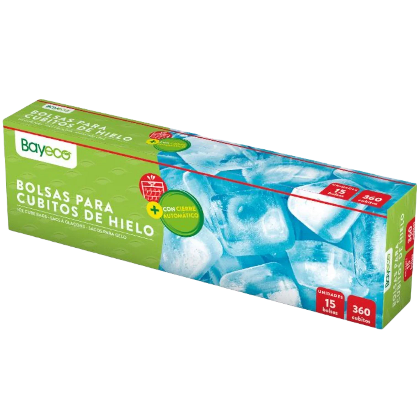 Sacos de Cubos de Gelo em Rolo BAYECO SCG15