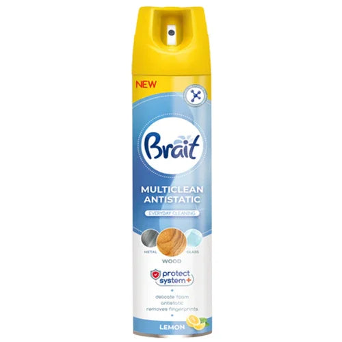 Lata Aerossol Limpeza de Superfícies AntiEstático 300ml da marca BRAIT Multiclean