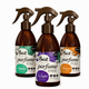 Ambientador Spray Líquido Brait Parfume Mist em 325ml com aromas Emerald Oasis, Velvet Twilight e Woody Whispers.