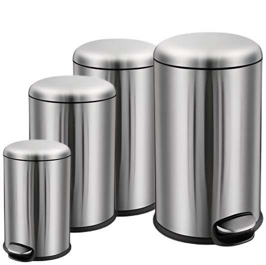 DELFI JAVA RD BIN Balde Lixo Inox c/Pedal 5 Litros 12 Litros 20 Litros 30 Litros Empresas Luxo Hotelaria