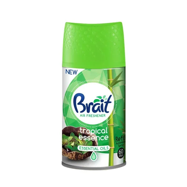 Ambientador Aerossol Recarga para Dispositivos Eletrónicos Brait Tronic Tropical Essence 250ml