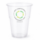 Copo de PLA Compostável Transparente 350ml com símbolo de compostabilidade