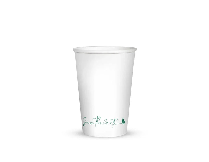Copo Papel Cartão Branco 200ml Bebidas Frias Quentes Café Água Sumos Take Away