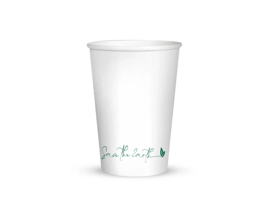 Copo Papel Cartão Branco 360ml Bebidas Frias Água Sumos Café Take Away Empresas Restaurante