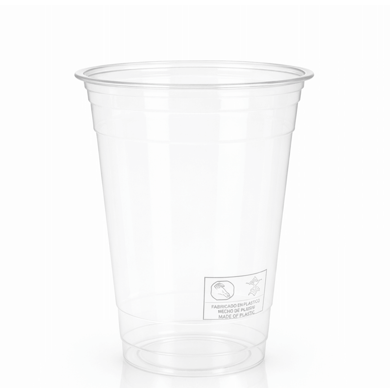 Copo PET Transparente 360ml Taça Plástico Descartável Sobremesa Salada Gelado Açaí Take Away Batidos Sumos Restaurante Bar