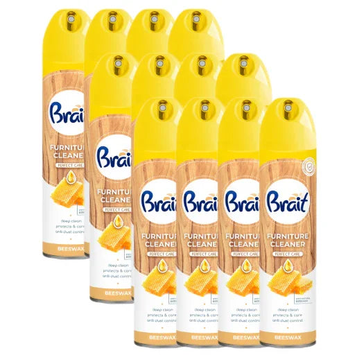 12 Unidades de Spray para Limpeza de Móveis Aerossol 300ml