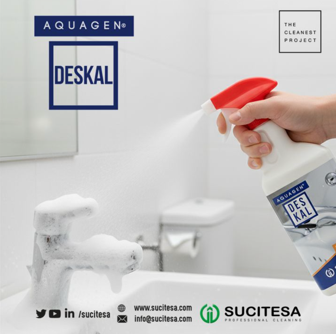 AQUAGEN DESKAL FOAM 1L