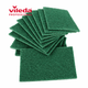 Esfregão Verde Vileda Profissional | Pack de 10 unidades de esfregões abrasivos para limpeza eficaz.
