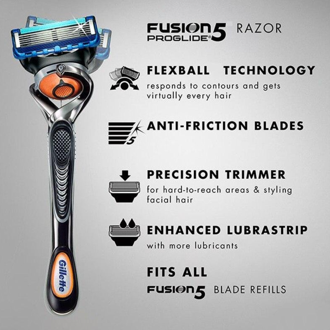 GILLETTE FUSION 5 PROGLIDE