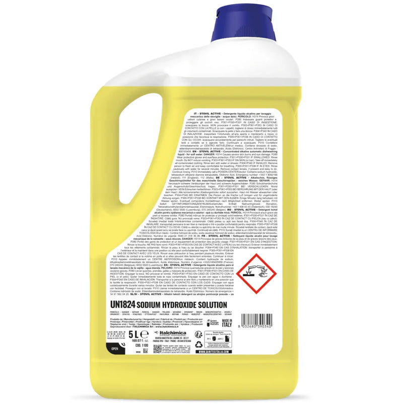 Rótulo de Detergente para Máquina da Loiça 5 Litros Alta Performance