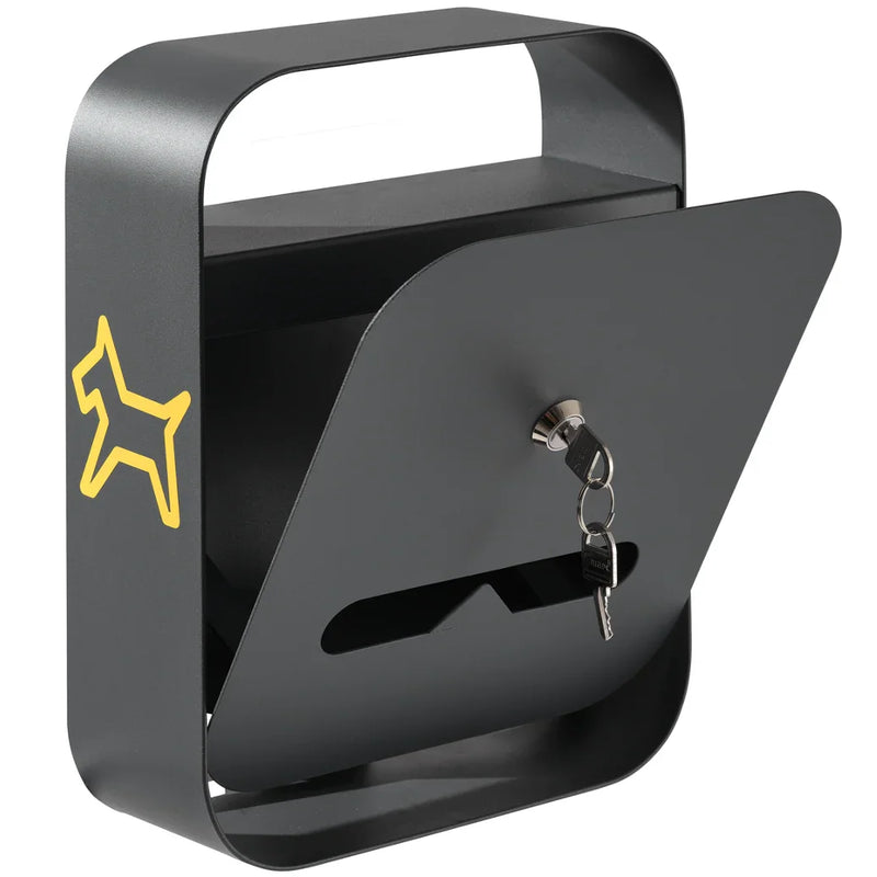 Suporte para Sacos de Dejetos Caninos SDJ-CAN/1p, dispensador prático para jardins e parques.