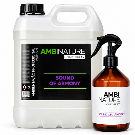 Ambientador Líquido Premium Sound of Armony | 500ml e 5L
