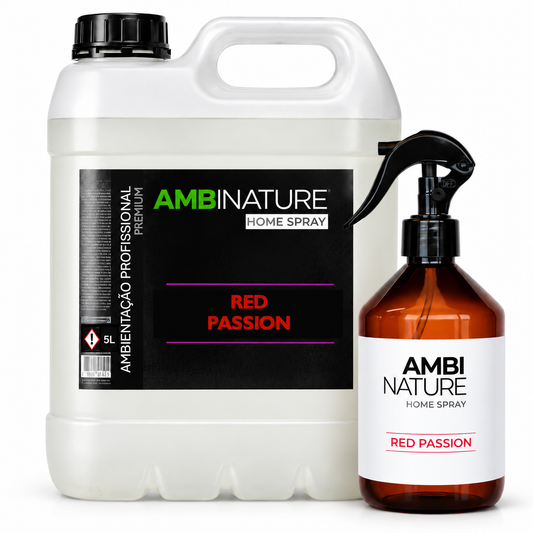 Ambientador Líquido Premium Red Passion | 500ml e 5L
