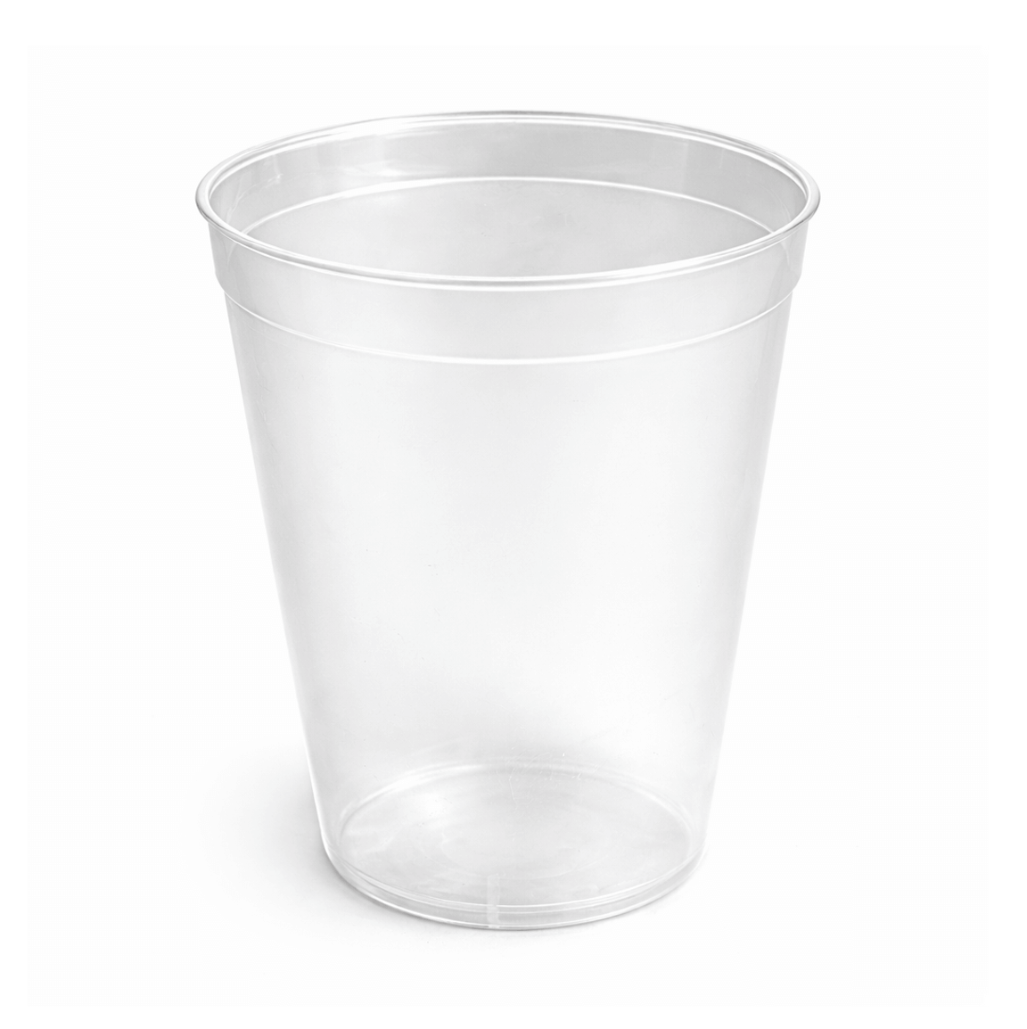 Copo Plástico PP Forte Reutilizável 180ml, transparente e resistente, ideal para eventos e uso diário em bares e discotecas