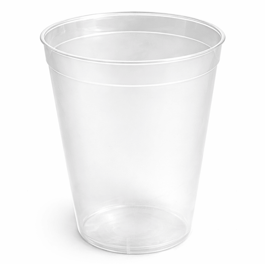 Copo Plástico PP Forte Reutilizável 300ml, ideal para servir bebidas em bares e discotecas