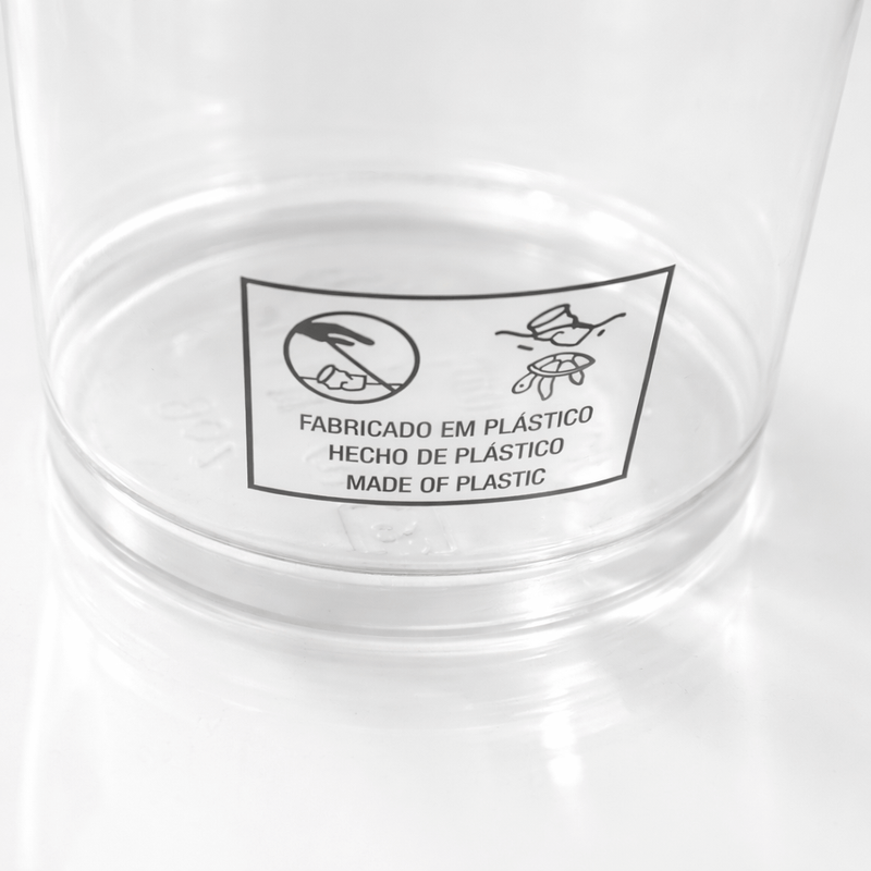 Copo PET Transparente 360ml 266ml 480ml