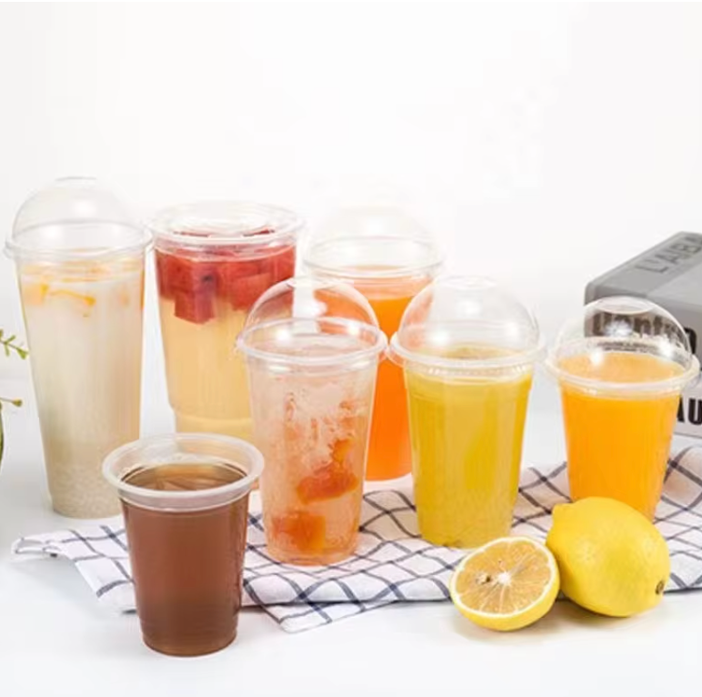 Copo PET Ultra Transparente Bebidas Sumos Granizados Açaí Salada Fruta