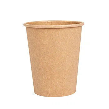 Copo Papel Cartão Kraft Bebidas Quentes 240ml Café Chá Grande Empresas Escritório Take Away Restaurante Bar