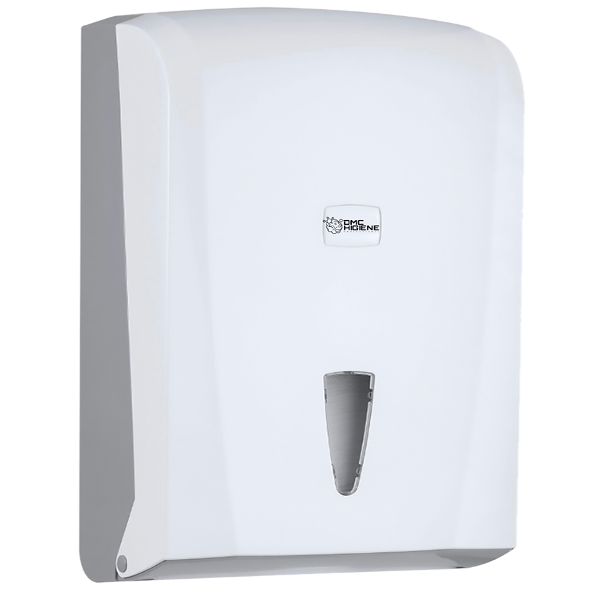 Dispensador Toalhas Mão Zig-Zag XL Branco Plástico ABS Barato Económico Casa Banho Empresas