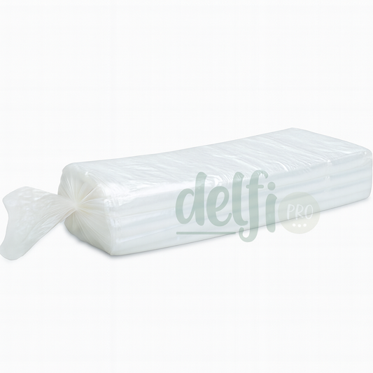 DELFI PRO CRISTAL PEDB Saco Plástico Cristal Transparente Industrial Empresas Embalagem 10kg 60x80cm 50x70cm 80x120cm 70x100cm