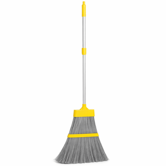 Vassoura de Jardinagem em Palheta Nylon com Cabo Extensível