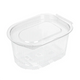 Molheira PET com Tampa Incorporada 80ml, recipiente descartável e transparente, ideal para molhos e condimentos em refeições rápidas.