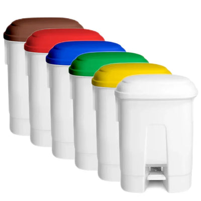 Balde do Lixo Profissional com Pedal 60L disponível em várias cores para uso profissional e robusto.
