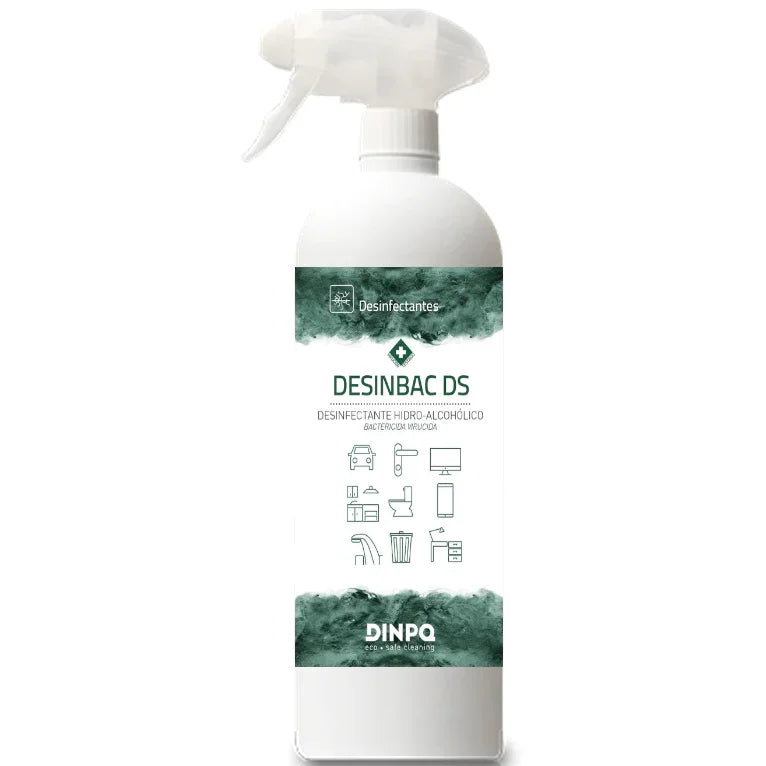 Garrafa Pulverizadora de Detergente Desinfetante Hidroalcoólico Profissional 5 Litros DINPQ DESINBAC DS