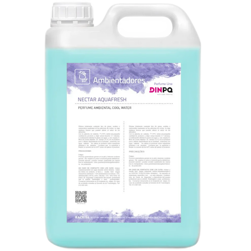 Ambientador Líquido Profissional 5 Litros da marca DINPQ NECTAR de aroma aquafresh