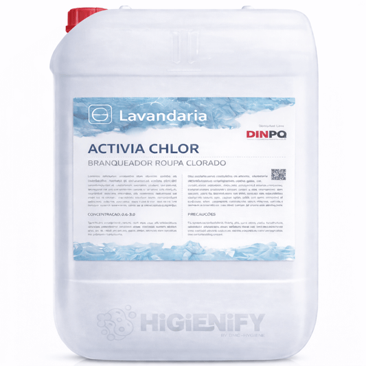 Garrafão de Branqueador de Roupa Clorado Industrial 20L da marca DINPQ ACTIVIA CLOR