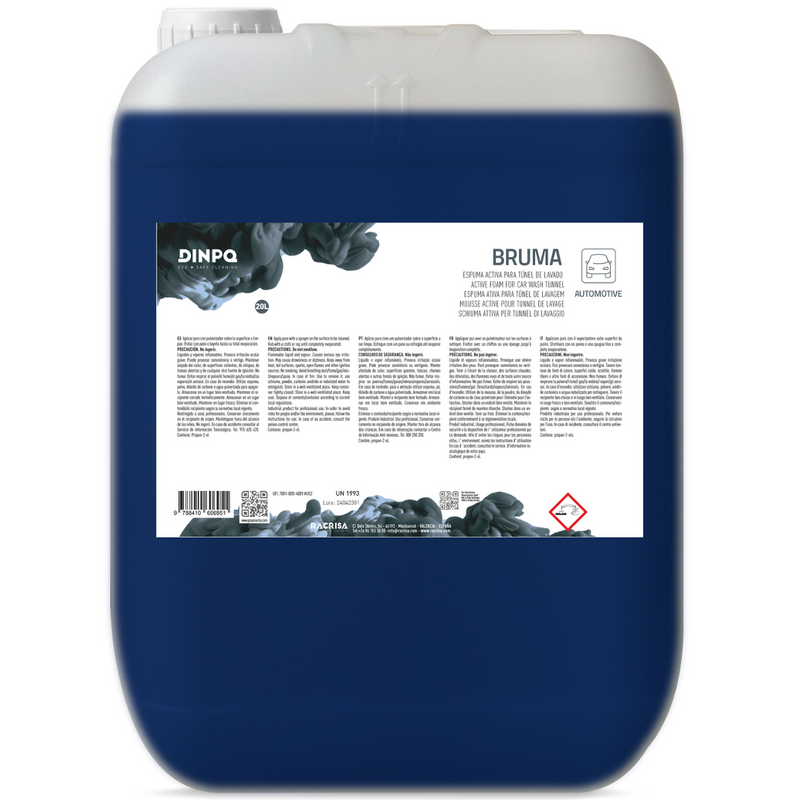 Champô Auto Super Espumante Concentrado para Túneis de Lavagem | 20L