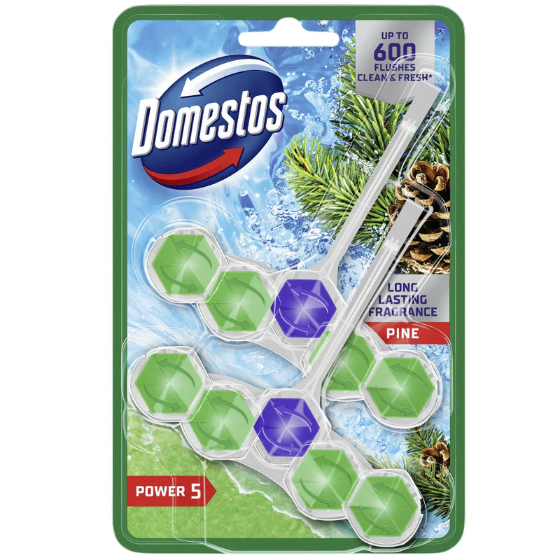 Bloco de Sanita Perfumado Domestos Power 5 Duopack