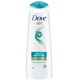 Champô e Condicionador 2em1 DOVE 250ml embalagem com fórmula nutritiva para cabelo saudável e hidratado.