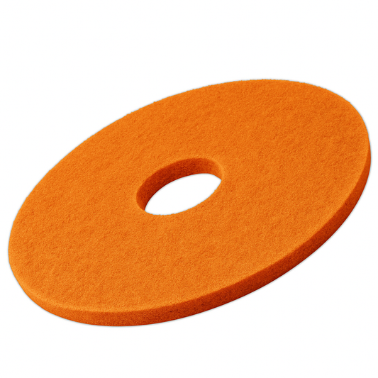 Discos Abrasivos Pavimentos Rubi - Disco abrasivo profissional laranja para polimento de pavimentos com maquinas rotativas monodisco a alta velocidade