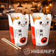 Embalagem Kraft Noodles 750ml Take Away com noodles, ideal para restaurantes e take away, pack 50 unidades.