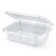 Embalagem PET Transparente 750ml com Tampa Take Away