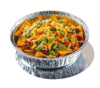 Forma Alumínio Redonda Embalagem Take Away Comida Restaurantes 775ml