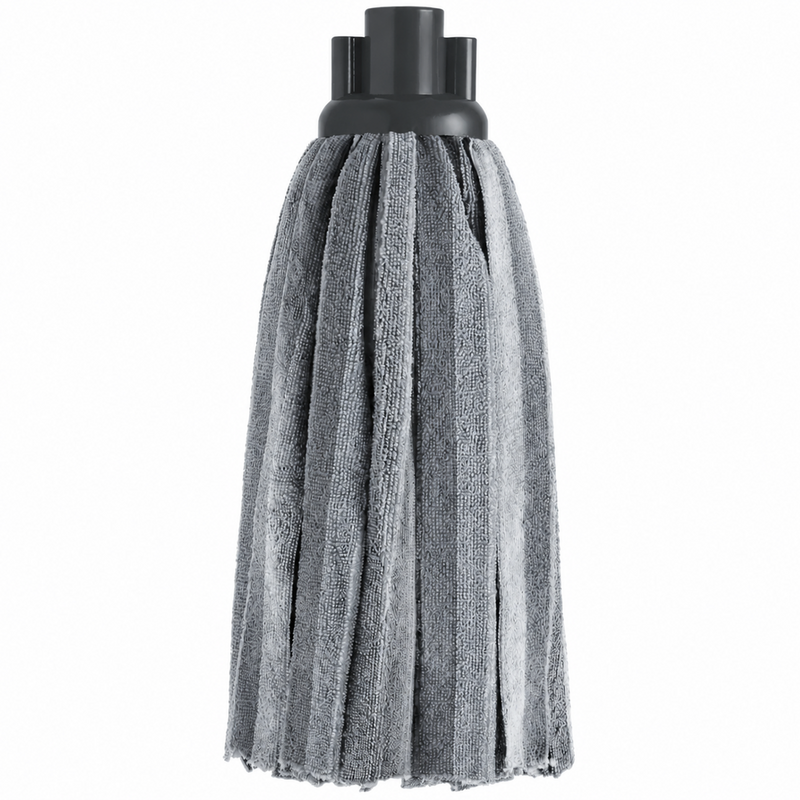 Esfregona Tiras Microfibras Cinzenta XL