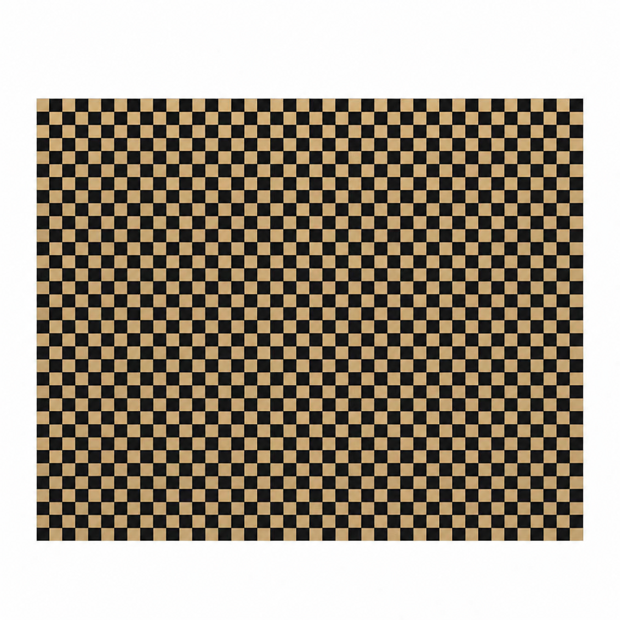 PAPEL FOLHA ANTI-GORDURA FITIPALDI 31x38 com padrão xadrez castanho e preto