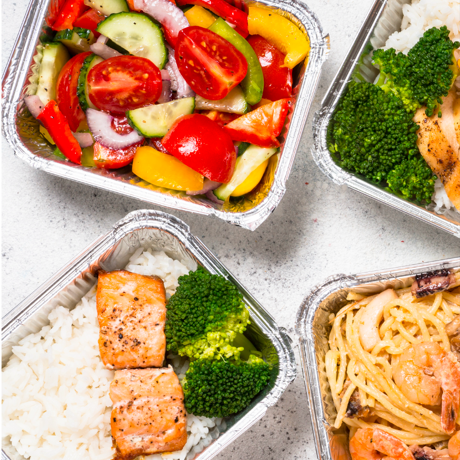 Forma Alumínio Embalagem Take Away Comida Restaurantes 500 1000 1500 2200ml 