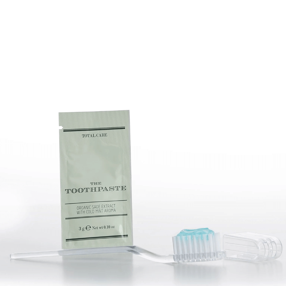 Kit Dentífrico GFL com pasta de dentes e escova, amenities para hotéis, caixa com 1000 unidades.