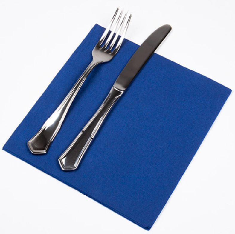 JOKER 40x40 2F PPP AZUL Guardanapo Mesa Premium 40x40cm Restaurante Marisqueira Cores PPP Maço