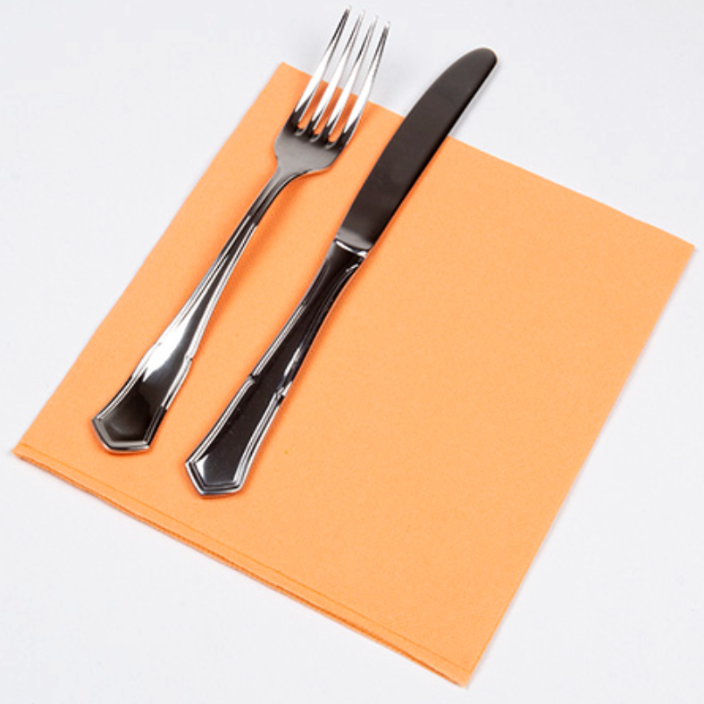 JOKER 40x40 2F PPP SALMÃO Guardanapo Mesa Premium 40x40cm Restaurante Marisqueira Rosa PPP Maço