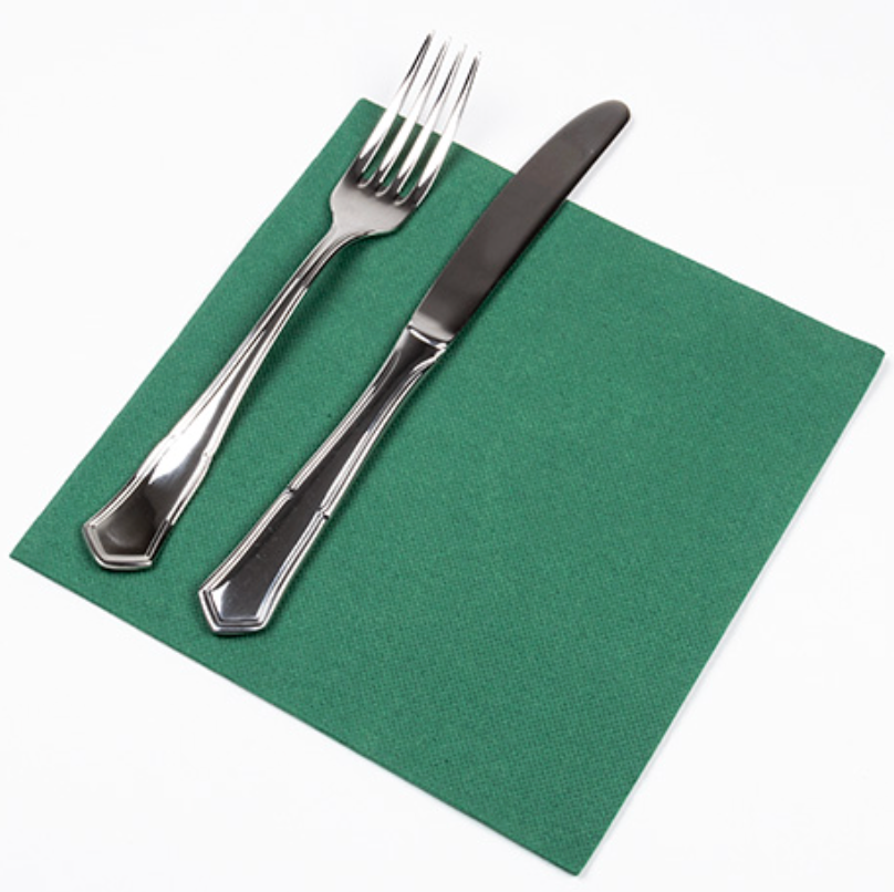 JOKER 40x40 2F PPP VERDE Guardanapo Mesa Premium 40x40cm Restaurante Marisqueira Cores PPP Maço