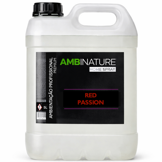 Garrafão de Ambientador Líquido Premium da marca AMBINATURE, recarga de 5 Litros para uso profissional