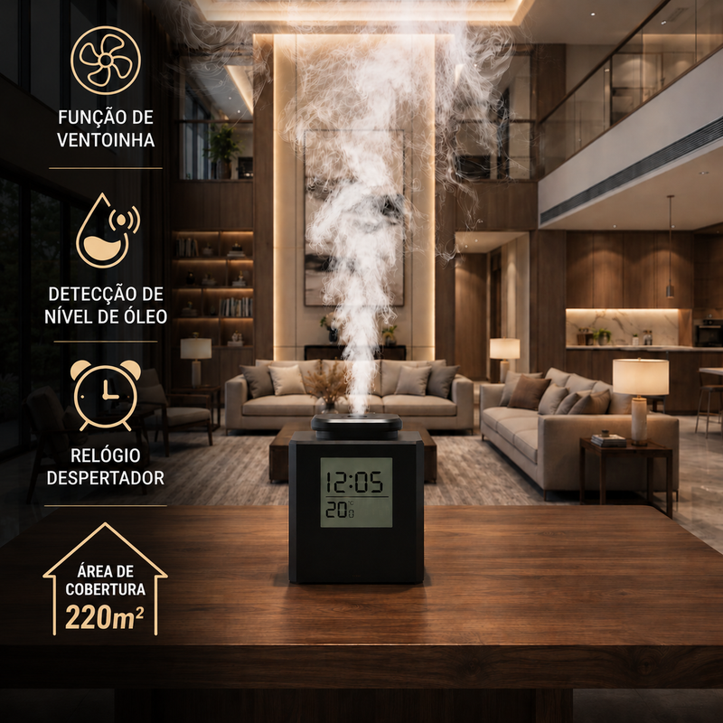 Difusor Nebulizador de Óleos Essenciais
