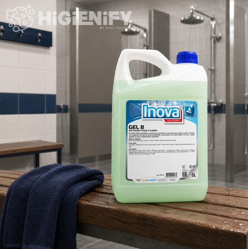 Gel de Banho & Champô Profissional 5L